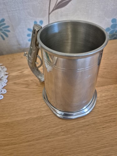 Pewter tankard mug with - mug,