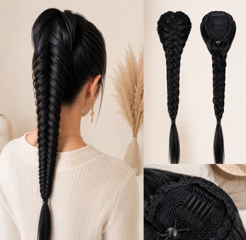 Yore black fishtail braided - yore,