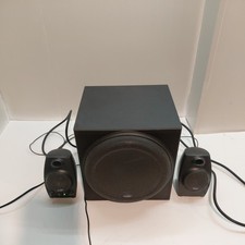  Rare Labtec LCS-2424 multimedia stereo computer speakers system
