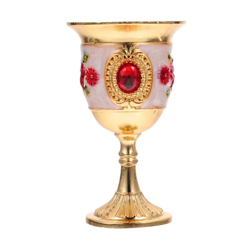Exquisite metal wine goblet - metal,