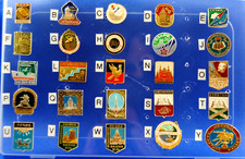 Vintage SYMBOLIC PIN BADGES