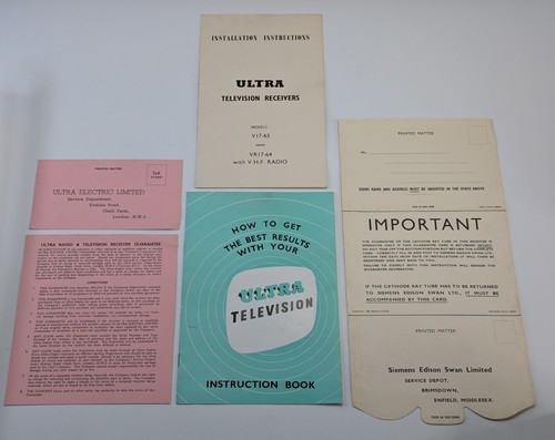 Vintage ultra television - ultra,