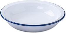 Zenker Enamel Round Pie Dish, Vintage Design, Suitable for Oven and Stove, Dish