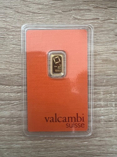 Valcambi suisse gold bar - 1g,