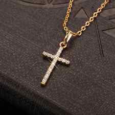 Cross Charm Pendant Gold Chain