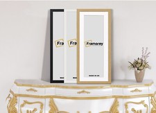 Panoramic Photo Frames Black, White, Oak With Or Without White Mount