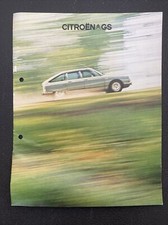 Citroen GS Brochure 1975 - UK