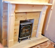 ART DECO / ARTS N CRAFTS FIRE SURROUND FIREPLACE DESIGN  FREE P&P