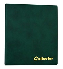 COIN ALBUM FOR 200 COINS 50p £1 £2 pound Olympic COIN FOLDER Collector Green