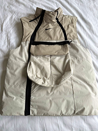 Nike men beige full zip - nike, men’s