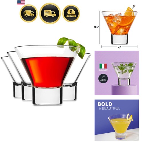 Modern 8oz martini glass set - martini,
