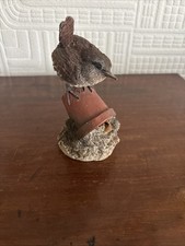 ARDEN SCULPTURES WREN ON PLANT