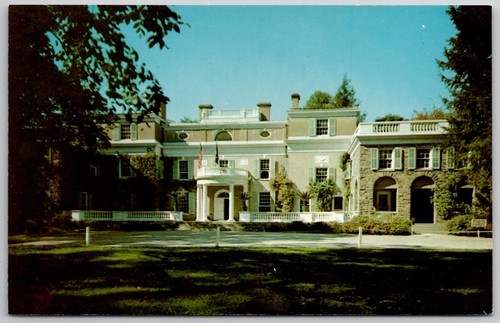 Fdr home hyde - park, postcard