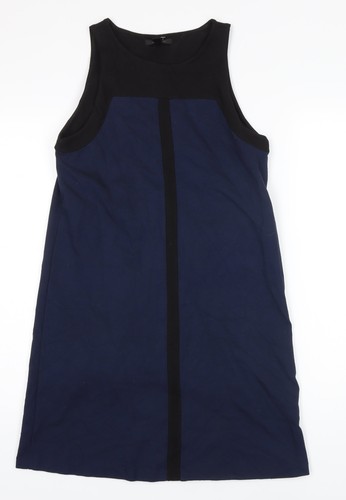 Mng womens blue colourblock - womens,