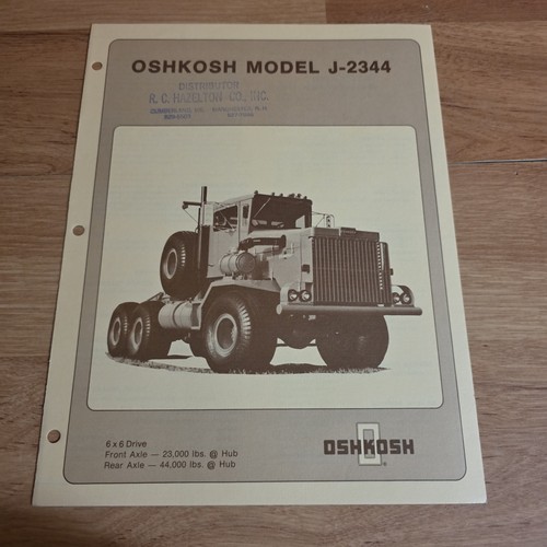 Vintage oshkosh model 2344 - vintage,