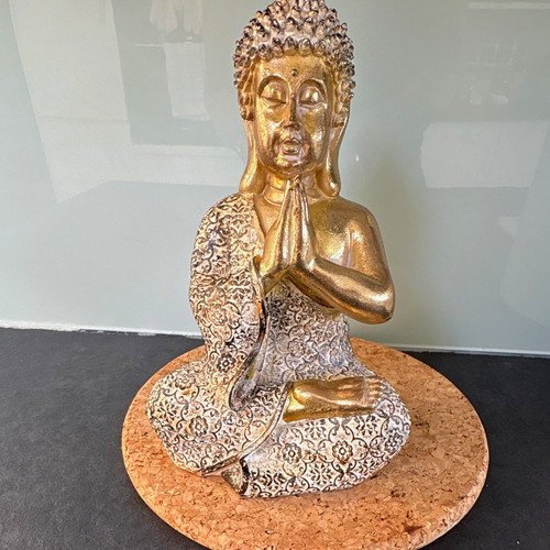 Gold silver tone - gold, seated