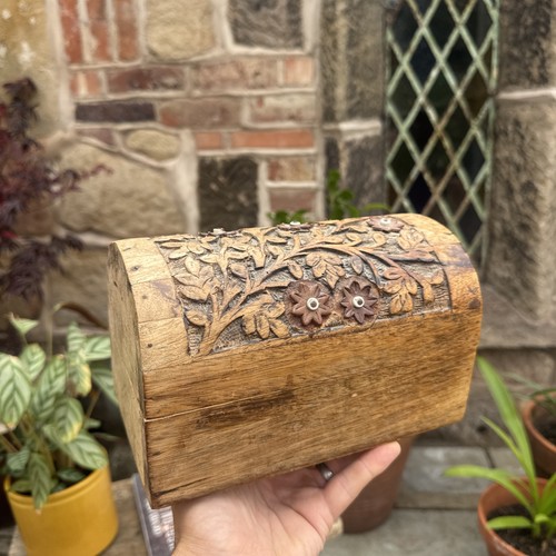 Vintage wood storage box - vintage,