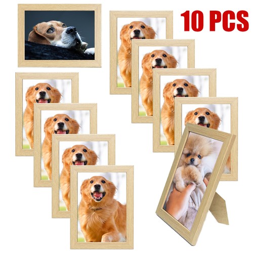 Pack photo frames 6x4 wood - photo,