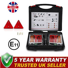 Wireless Led Rear Tail Lights Battery Operated USB Magnetic Tow Towing Trailer,