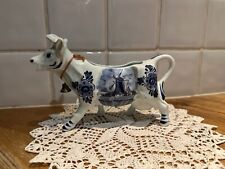 Vintage DBL Delft Blue Cow