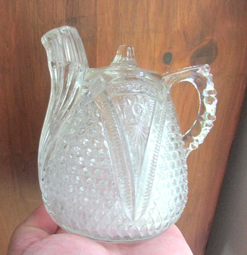 Antique pressed glass rum - antique,