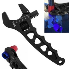 1Pc Aluminium Adjustable Wrench Spanner AN3 AN6 AN9 AN12 Hose Fitting Black New