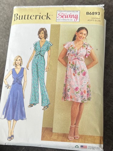 Uncut butterick b6893 misses - uncut,