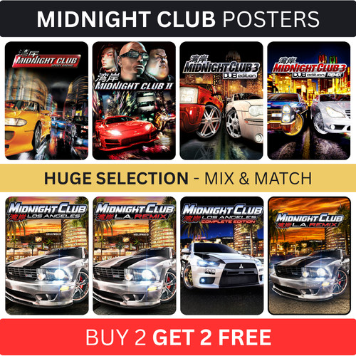 Midnight club game posters - game,