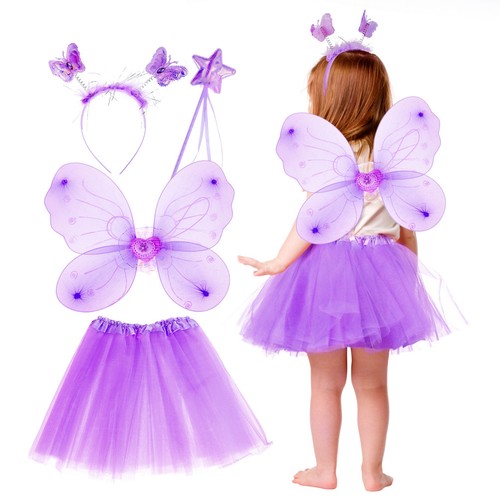 Reusable violet fairy wings - reusable,
