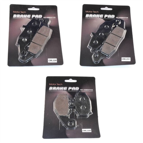 Front rear brake pads - front,