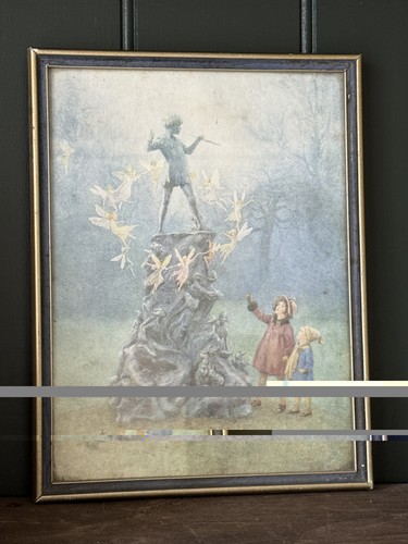 Framed vintage print - print, of