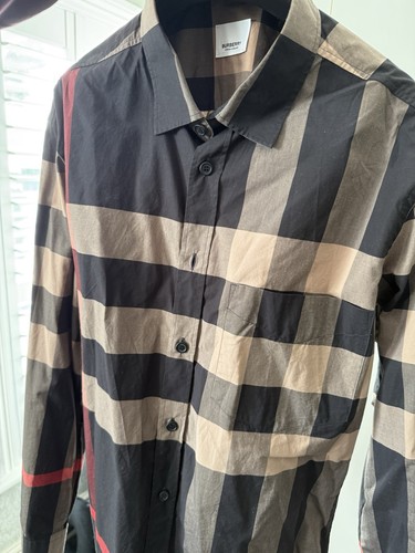 Burberry men beige black - men's, beige/black/red