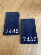 Obsolete Ex Police Epaulette SLIDERS. Used. 1245. 
