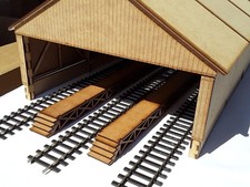Laser cut gauge railway - cut,