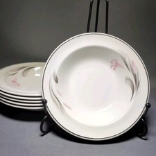 6 Cereal Bowls Churchill Sampsonite Super Vitrified Hotel Ware Vintage 16cm 6"