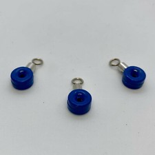 Gemini Style Premium Pulley Swivel (BULK PACK) 25 x Pulley Beads (blue)