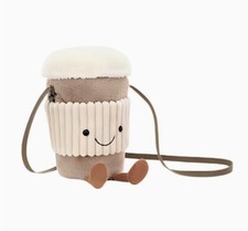 1pcs Jellycat Amuseable Coffee-To-Go Bag Cross bag Brand New Tags & Gift Bag