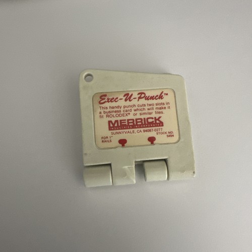 Rolodex punch merrick - rolodex,