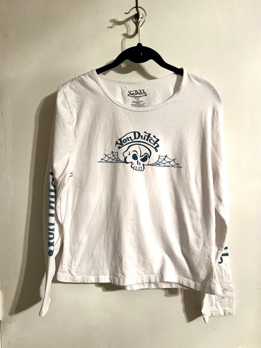 Von dutch skull graphic white - skull,