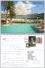 x02229 Imperial Beach Hotel Paphos  Cyprus  postcard 2011 stamp