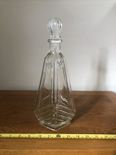 Art Deco ‘Sunburst’ Glass Decanter 