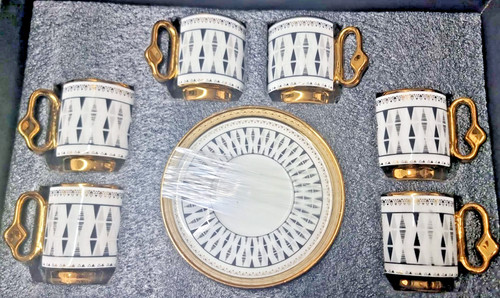Stunning turkish tea set - turkish, 6