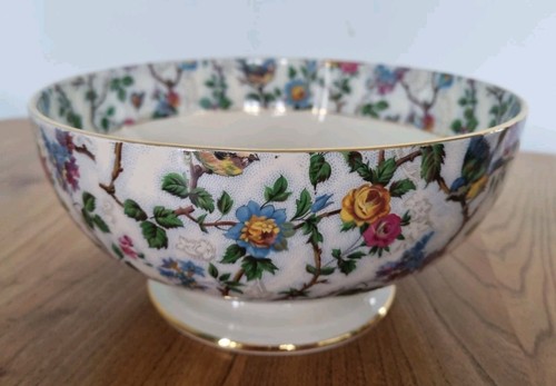Birds and flowers - bowl, by
