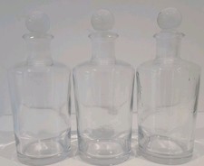 3 x Penhaligon's London EMPTY Glass Perfume 200ml Bottles With Stoppers Display 