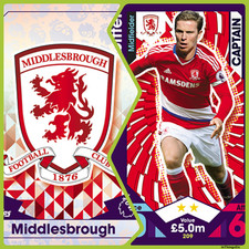 Middlesborough – Topps Match