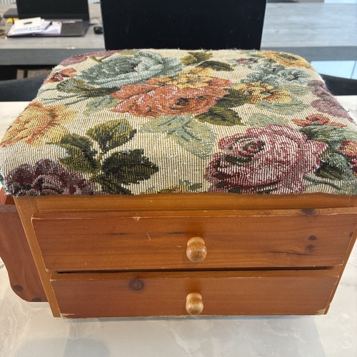 Sewing craft wooden box - craft,