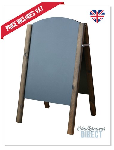 Wooden pavement sign - pavement,