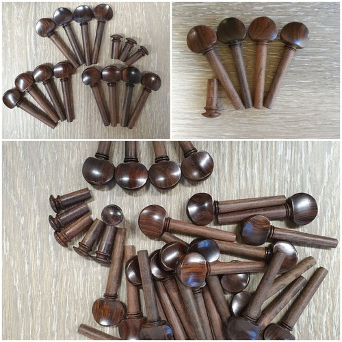 Violin pegs rosewood ready - rosewood,