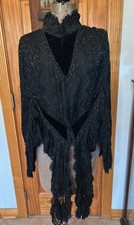 Antique Victorian Beaded Lace