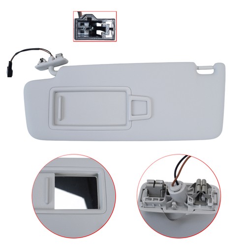 Grey left driver side sun - grey,